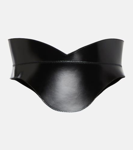 Ceinture corset en cuir - Alexander McQueen - Modalova