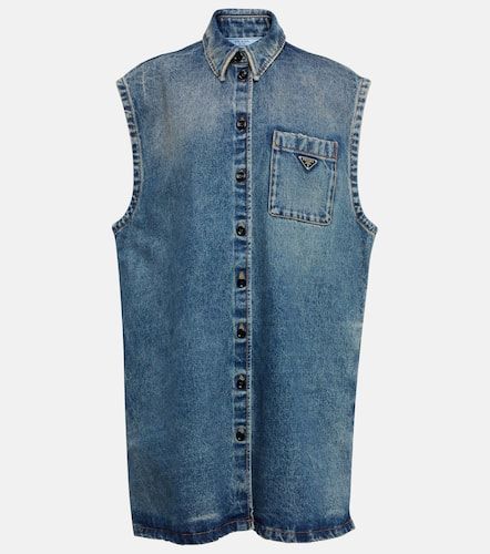 Prada Robe chemise en jean - Prada - Modalova