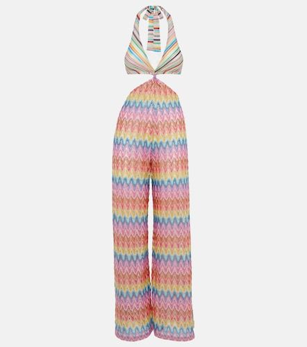 Combinaison en coton mélangé lamé zigzag - Missoni - Modalova