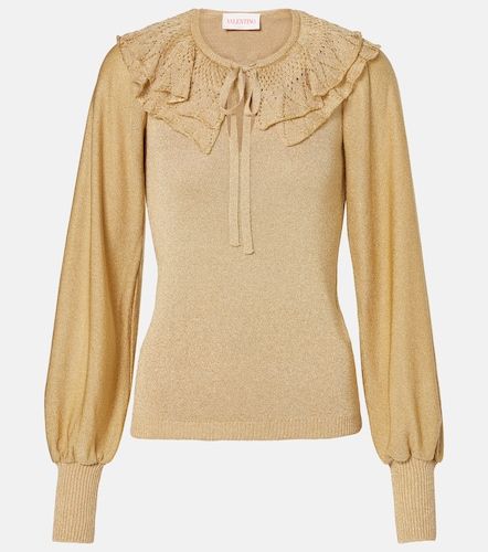 Valentino Pull en lamé à volants - Valentino - Modalova