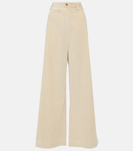 Pantalon ample à taille haute en velours côtelé de coton - Etro - Modalova
