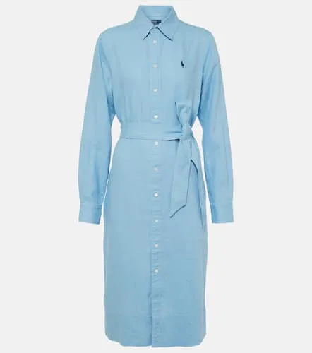 Robe chemise en lin - Polo Ralph Lauren - Modalova