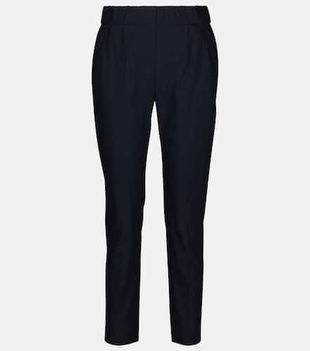 Pantalon tapered en coton mélangé - Brunello Cucinelli - Modalova