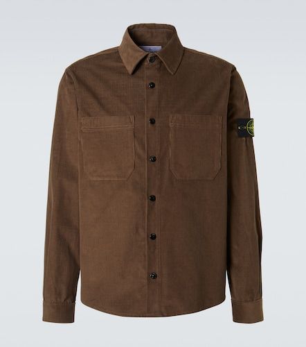 Surchemise Compass en velours de coton côtelé - Stone Island - Modalova
