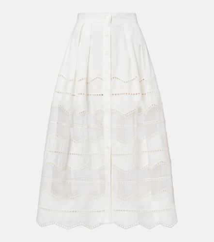Elie Saab Jupe midi en coton - Elie Saab - Modalova