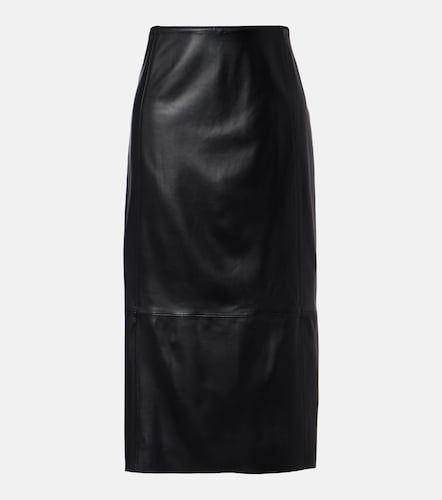Vince Jupe crayon en cuir - Vince - Modalova