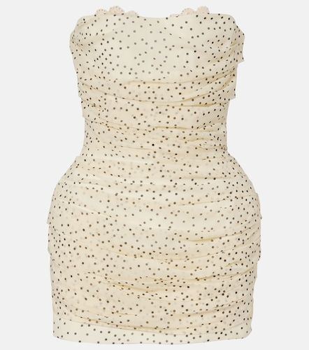 Robe bustier en soie mélangée à pois - Magda Butrym - Modalova