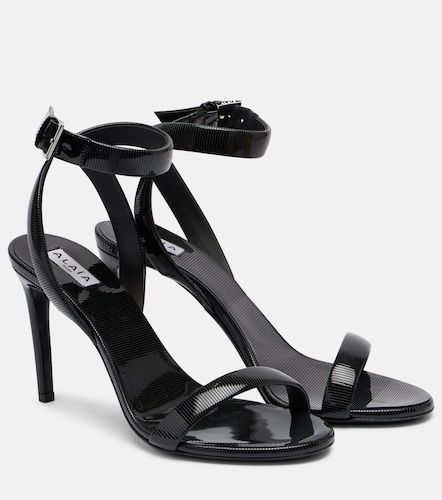 Alaïa Sandales Chain en cuir verni - Alaia - Modalova