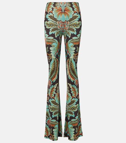 Pantalon évasé imprimé en crêpe - Etro - Modalova