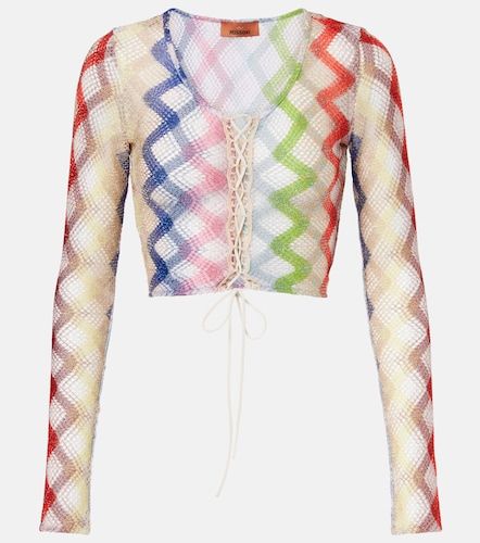 Missoni Top court Zigzag en crochet - Missoni - Modalova