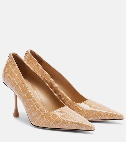 Escarpins Ixia en cuir verni façon croco - Jimmy Choo - Modalova