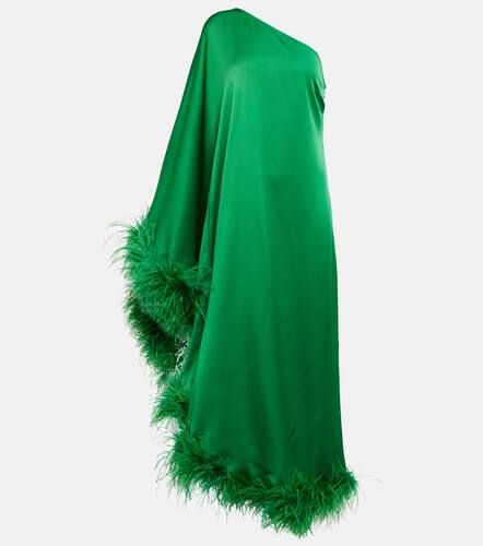 Robe longue Ubud à plumes - Taller Marmo - Modalova