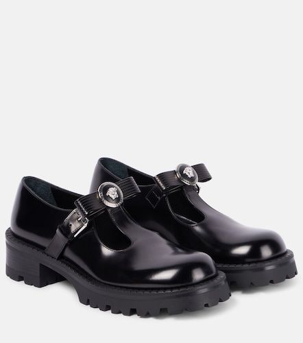 Ballerines Gianni Ribbon en cuir - Versace - Modalova