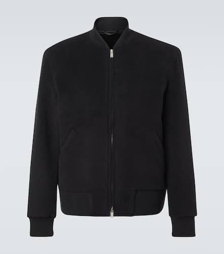 Veste bomber en laine vierge - Lardini - Modalova