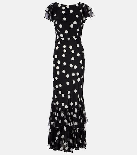 Robe de cocktail Ordinia en soie à pois - Rixo - Modalova