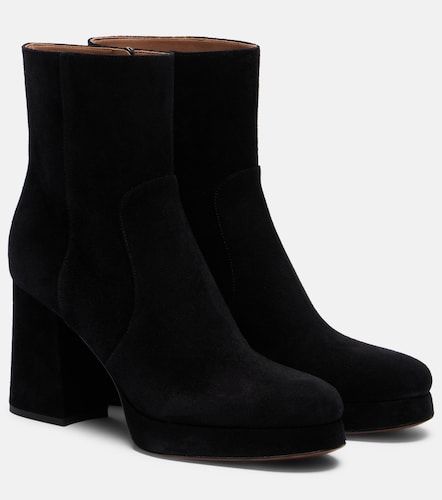 Bottines Fawcette VLogo en daim - Valentino Garavani - Modalova
