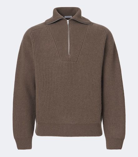 Pull à col zippé en laine - Jil Sander - Modalova