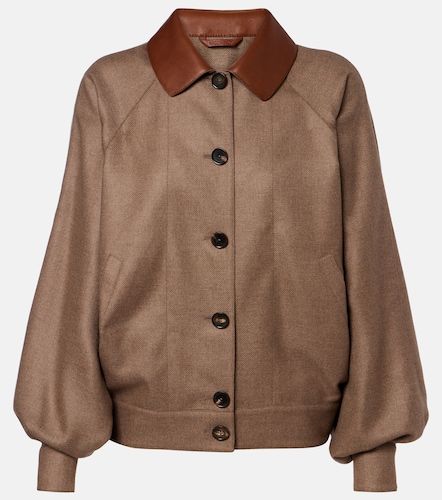 Veste bomber Kiefer en cachemire et soie - Loro Piana - Modalova