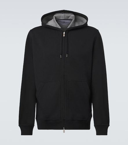 Sweat à capuche en coton mélangé - Brunello Cucinelli - Modalova