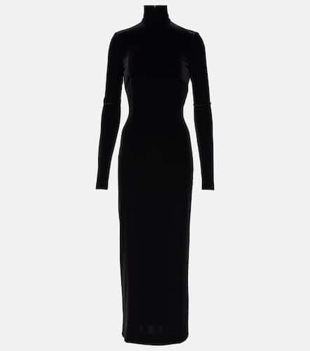 Robe longue en velours - Dolce&Gabbana - Modalova