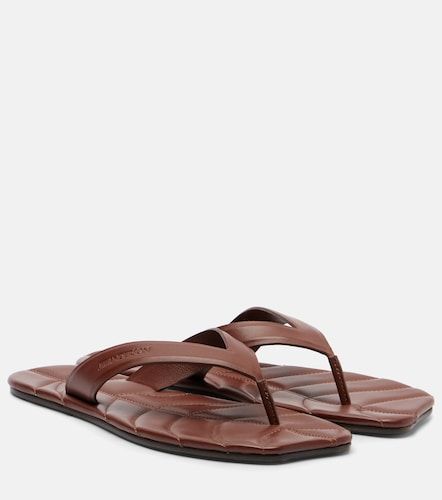 JW Anderson Tongs Leaf en cuir - JW Anderson - Modalova