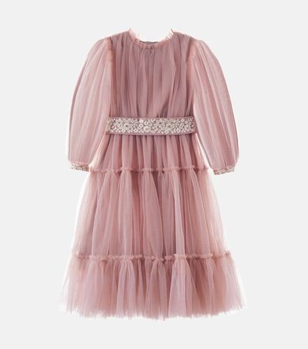 Robe Milie brodée en tulle - C'era Una Volta - Modalova