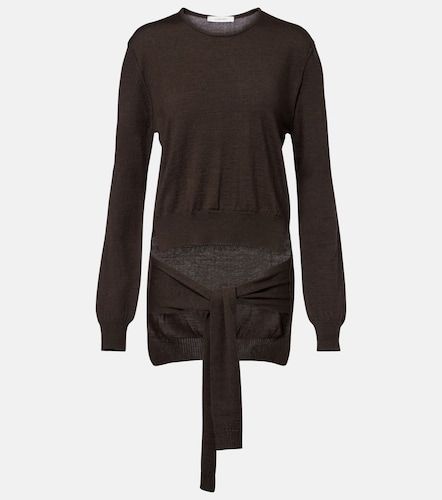 Pull en laine mélangée à trompe-l’œil - Lemaire - Modalova