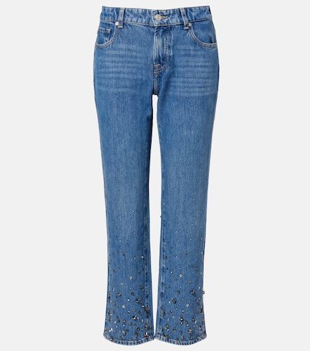 Jean droit Calie à ornements - 7 For All Mankind - Modalova
