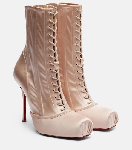 Bottines Pavlova en crêpe de satin - Christian Louboutin - Modalova
