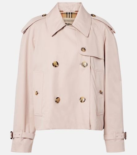 Burberry Trench-coat court en coton - Burberry - Modalova