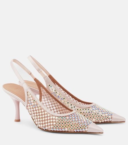 Escarpins slingback Vesper 70 à ornements - Malone Souliers - Modalova