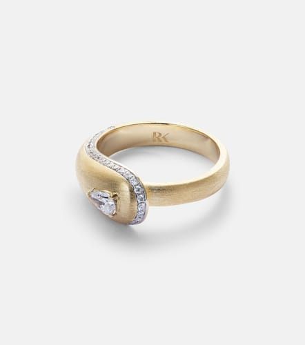 Bague Prestige en or 18 ct et diamants - Rainbow K - Modalova