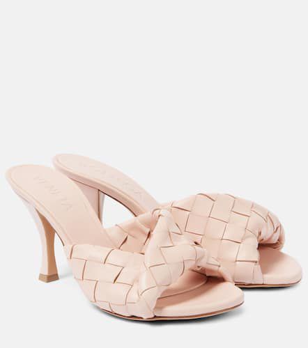 Mules Blink 80 en cuir Intrecciato - Bottega Veneta - Modalova