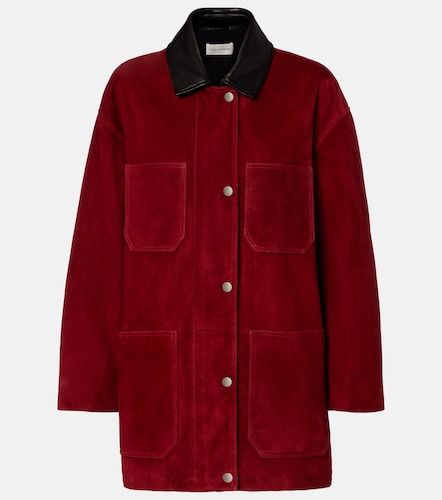 Veste Barn en daim et cuir - Nour Hammour - Modalova