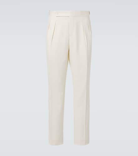 Pantalon de smoking en soie - Brunello Cucinelli - Modalova