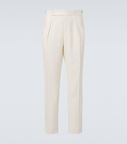 Pantalon de smoking en soie - Brunello Cucinelli - Modalova