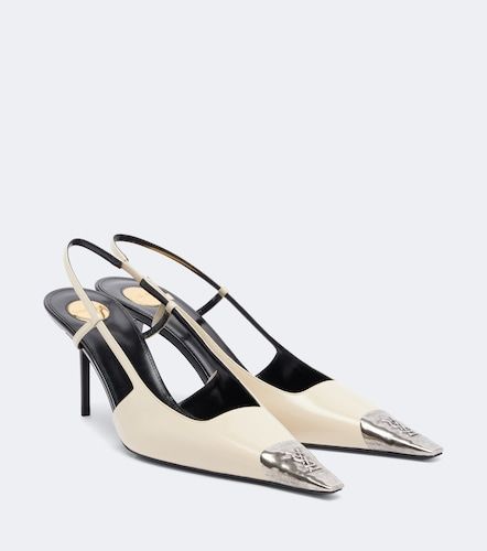 Escarpins slingback Jeanne en cuir - Saint Laurent - Modalova