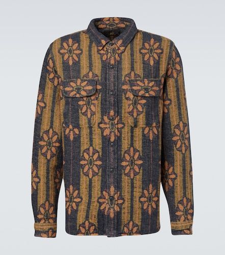 Chemise rayée en jacquard à fleurs - RRL - Modalova