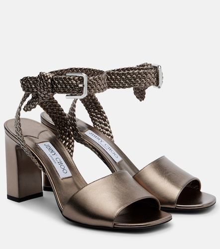 Sandales Rori en cuir métallisé - Jimmy Choo - Modalova