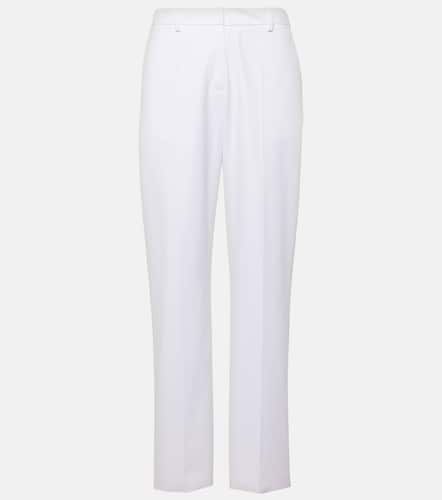 Pantalon slim à taille basse en coton - Valentino - Modalova