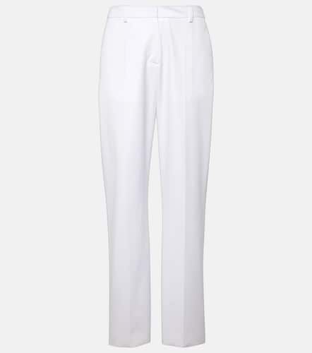 Pantalon slim à taille basse en coton - Valentino - Modalova