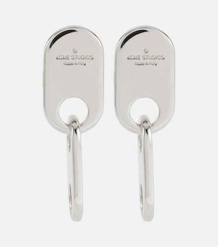 Boucles d'oreilles pendantes Chain Lock à logo - Acne Studios - Modalova