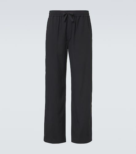 Pantalon droit Alio en soie - Saman Amel - Modalova