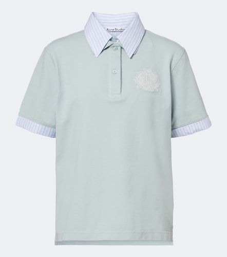 Polo en coton mélangé - Acne Studios - Modalova