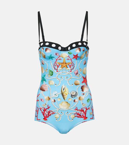 Maillot de bain Capri imprimé - Dolce&Gabbana - Modalova