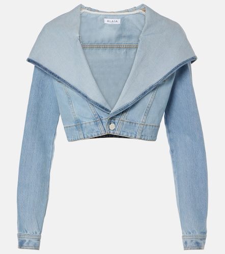 Alaïa Veste courte en denim - Alaia - Modalova