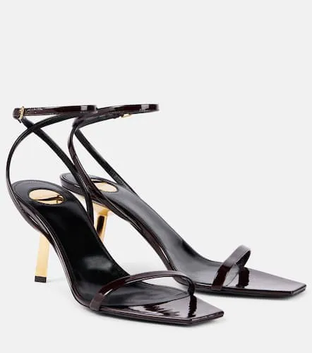 Sandales Lee 75 en cuir verni - Saint Laurent - Modalova