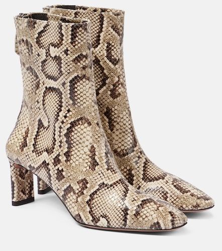 Bottines Blade en cuir effet serpent - Aquazzura - Modalova