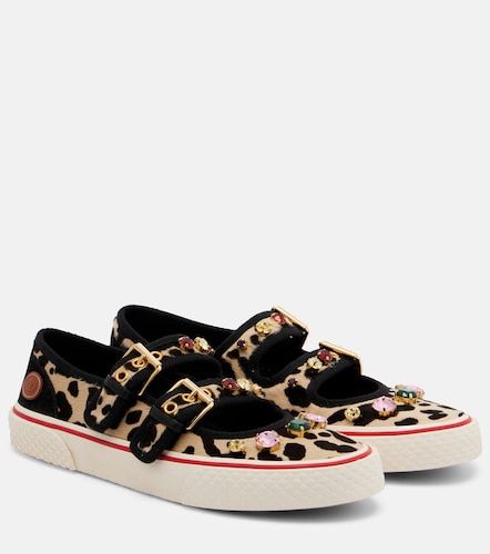 Baskets Dollyboard en cuir façon poulain - Valentino Garavani - Modalova