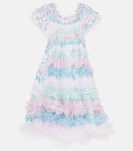 Robe midi Air-Flower en tulle à fleurs - Susan Fang - Modalova